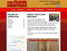 Tablet Screenshot of floormeisters.com